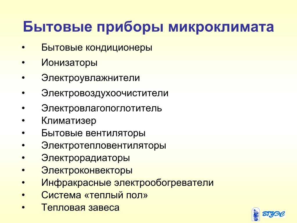 Функции прибора. Бытовые приборы для микроклимата. Виды приборов для микроклимата. Бытовые приборы улучшающие микроклимат. Виды климатических приборов.