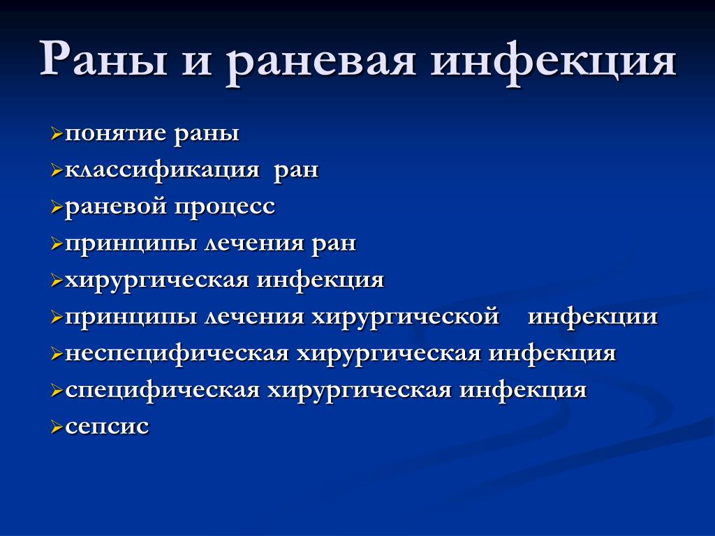 Наличие ран. Раневая инфекция классификация. Классификация РАН раневая инфекция.