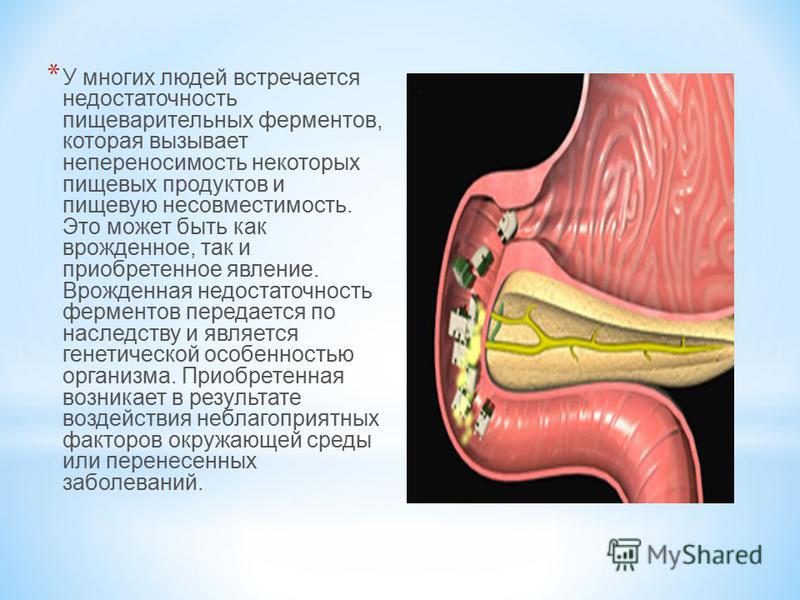 Недостаток ферментов поджелудочной