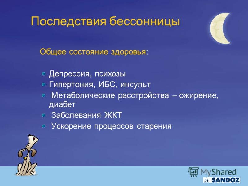 Проект исследование причин бессонницы у старшеклассников