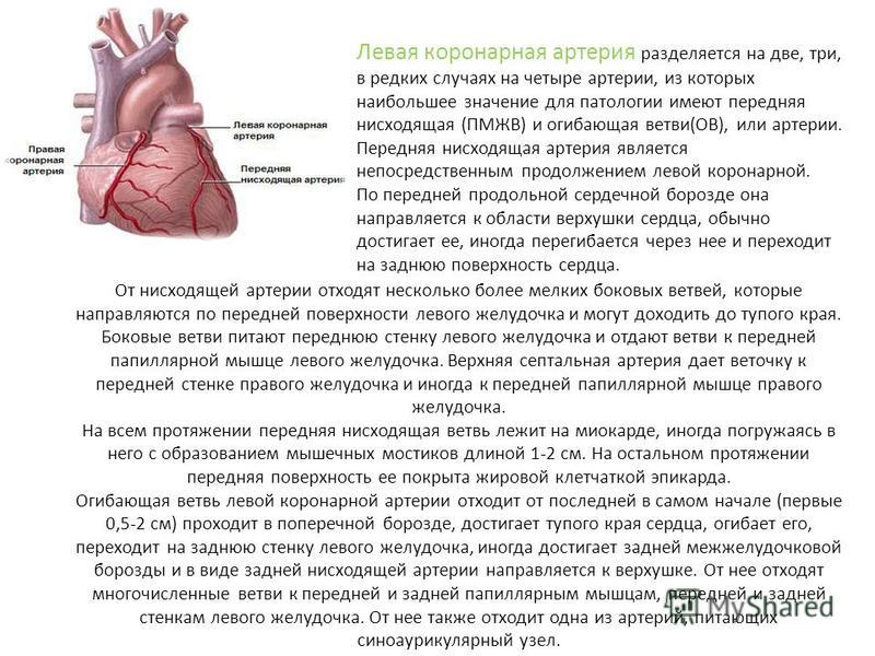 Нарушение коронарного кровообращения боковой стенки