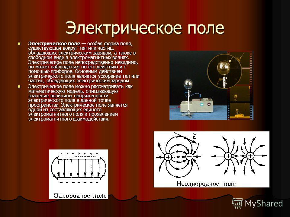 Электрическое поле своими руками