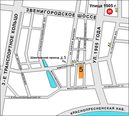 Москва шмитовский проезд карта