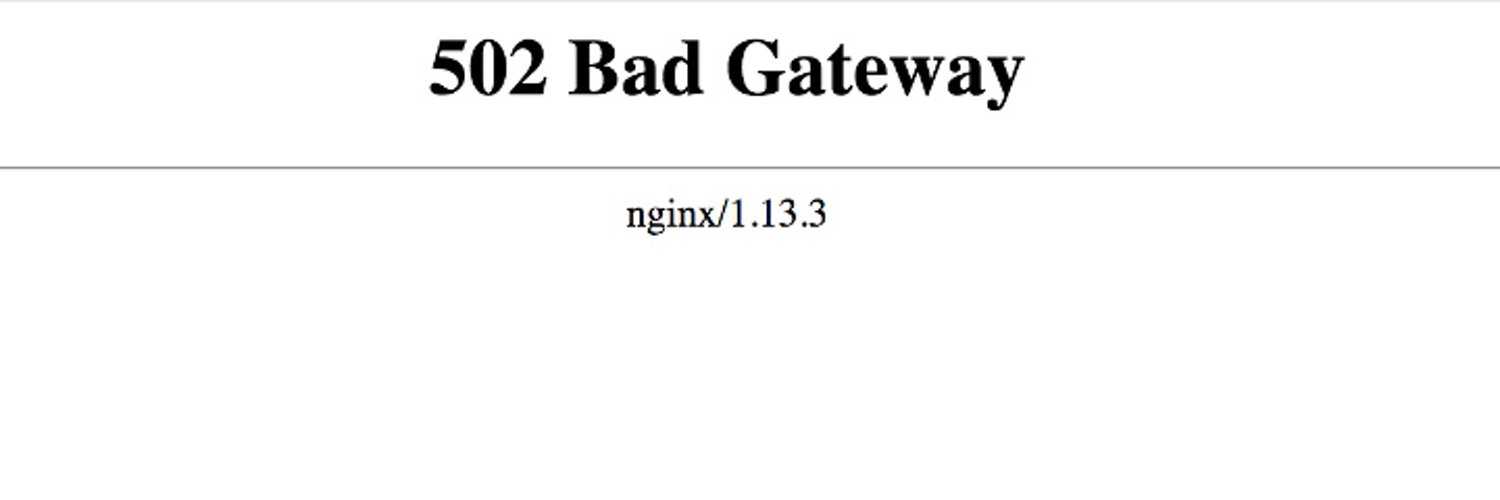 502 bad gateway bitrix environment