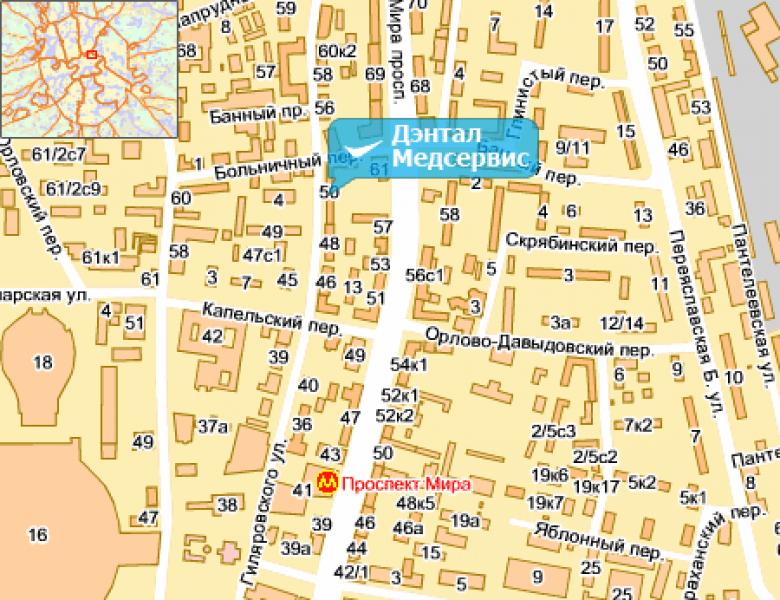 Моники москва как добраться. Улица Гиляровского на карте Москвы.