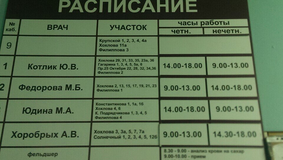 Комсомола 4 запись на прием