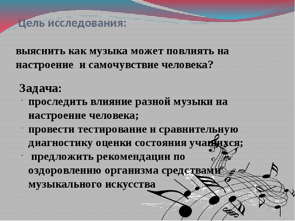 Индивидуальный проект 10 класс на тему музыка и здоровье влияние музыки на организм человека