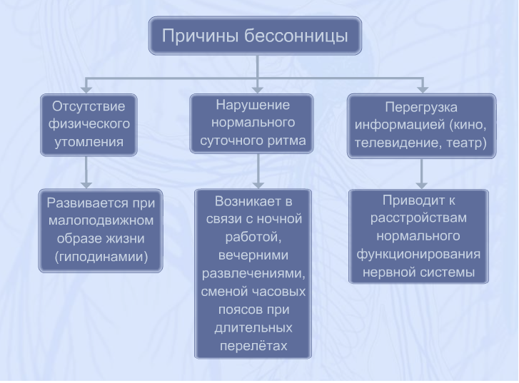 Исследование причин бессонницы у старшеклассников индивидуальный проект