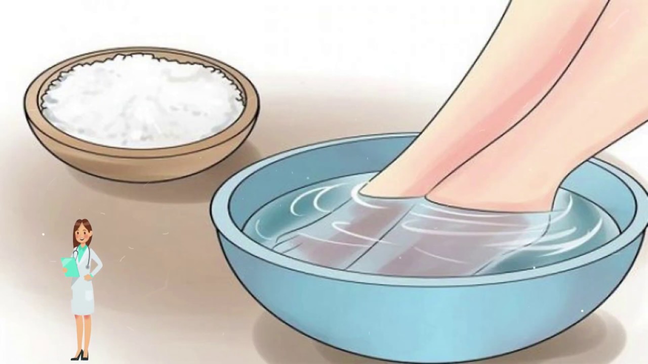 Ванночка для ног с солью
