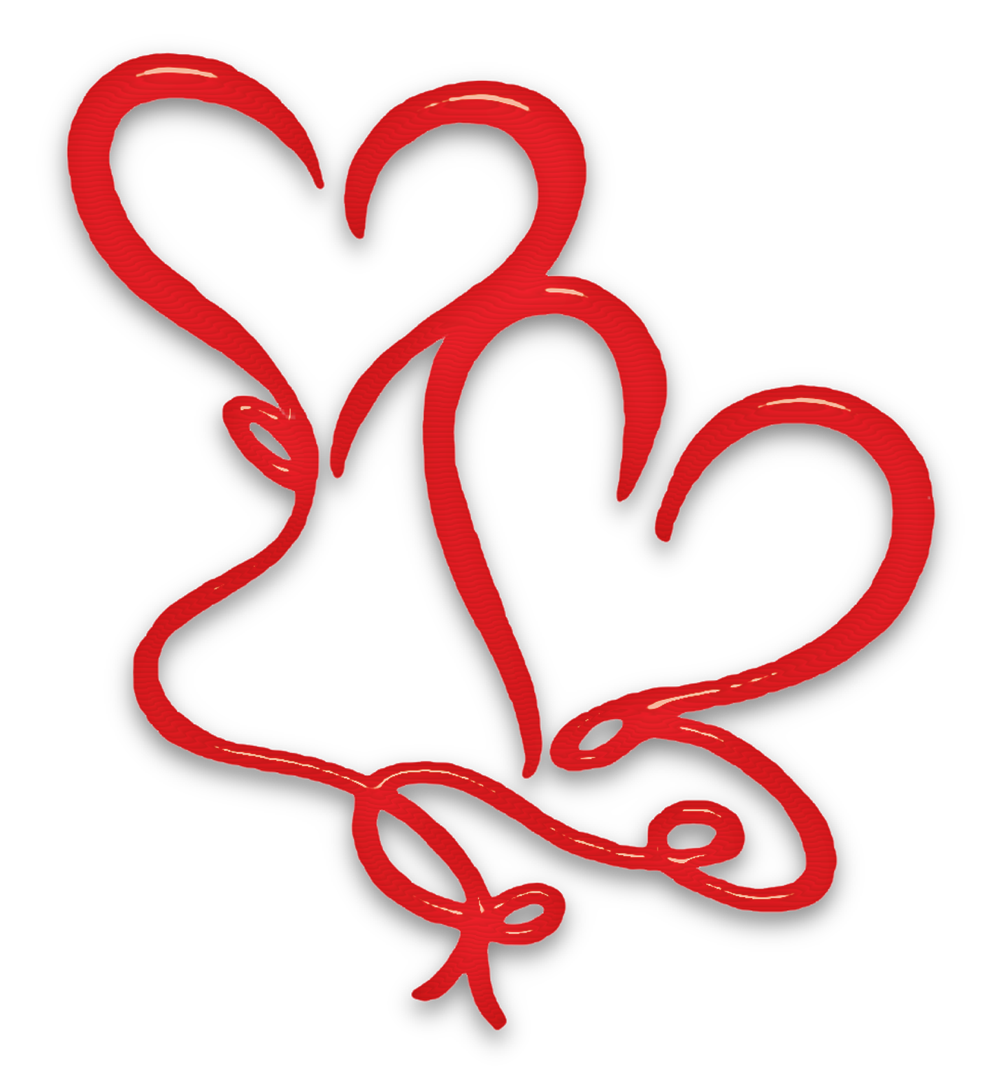 Символ любви. Переплетенные сердца. Два сердечка. Сердце символ любви. Символ лове